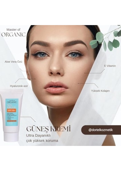 Master Of Organıc Sun Crem Collagen Hyaluronic Sun Cream Spf 50+ fiyatları