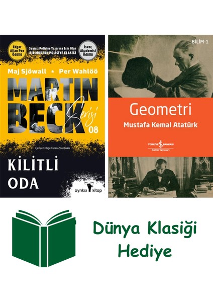 Kilitli Oda + Geometri + Dünya Klasiği Hediye