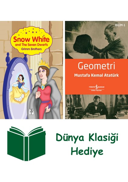 Snow White And The Seven Dwarfs + Geometri + Dünya Klasiği Hediye
