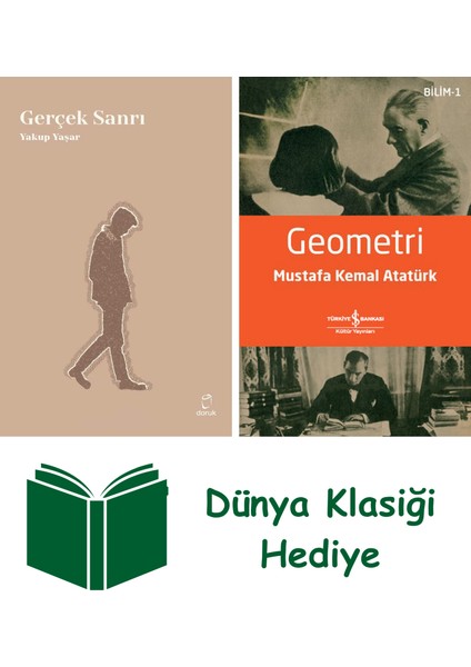 Gerçek Sanrı + Geometri + Dünya Klasiği Hediye