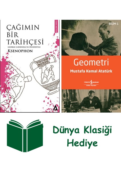 Çağımın Bir Tarihçesi + Geometri + Dünya Klasiği Hediye
