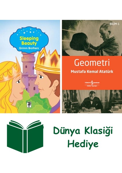 Sleeping Beauty + Geometri + Dünya Klasiği Hediye