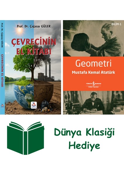 Çevrecinin El Kitabı + Geometri + Dünya Klasiği Hediye