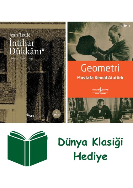dükkanı + geometri + dünya klasiği hediye