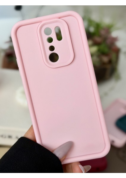 Redmi 9 Uyumlu Mat Lansman Parmak Izi Bırakmaz Esnek Silikon Kılıf