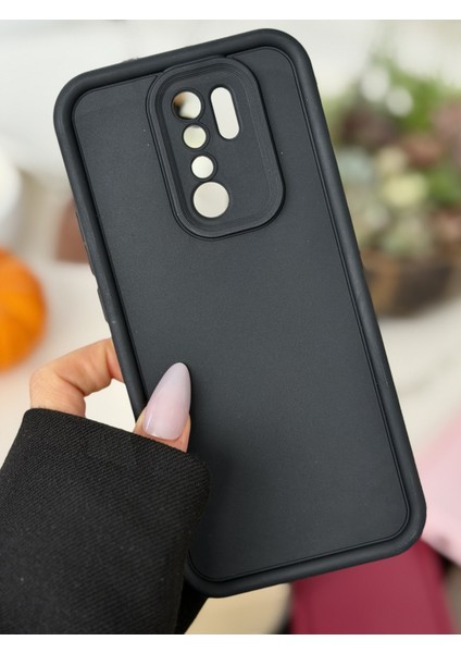 Redmi 9 Uyumlu Mat Lansman Parmak Izi Bırakmaz Esnek Silikon Kılıf