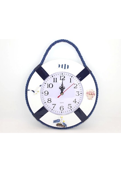 Ahşap Marin Duvara Asmalı Saat ALK2460 - Lisinya