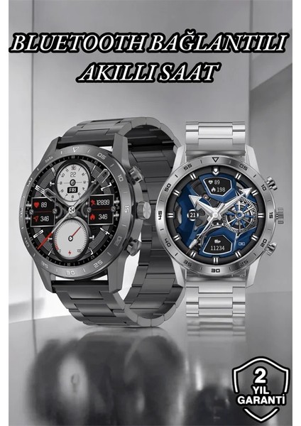 Suya Dayanıklı Dokunmatik Akıllı Saat Bluetooth 5.0, Sesli Asistan ve Sağlık Takibi fiyatları