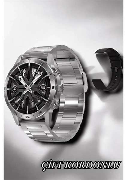 Suya Dayanıklı Dokunmatik Akıllı Saat Bluetooth 5.0, Sesli Asistan ve Sağlık Takibi fırsatları