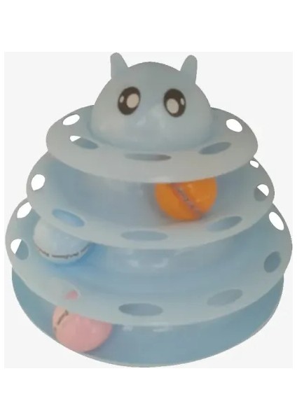 Kedi Başlıklı 3 Katlı Kedi Oyuncağı modelleri