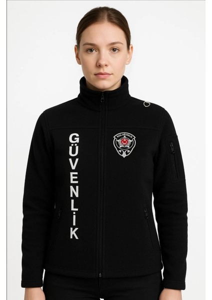 Kalın Kışlık Kadın Koldan Cepli Önden Yazılı Nakış Işlemeli 3 Cepli Güvenlik Poları modelleri