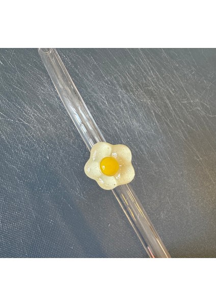 Cam Pipet Papatya Çiçek 1 Adet modelleri