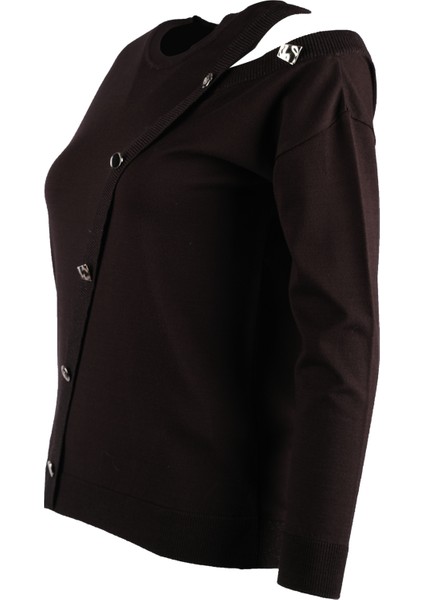 Tek Omuz Uzun Kol Minimalist Kadın Kazak - Günlük & Özel Günler modelleri