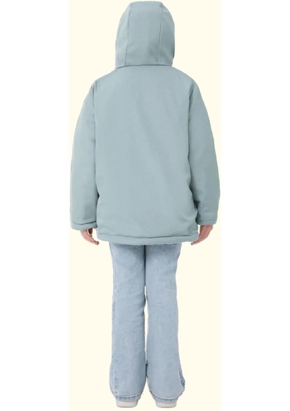 Kız Çocuk Kürklü Su ve Rüzgar Geçirmez Kapüşonlu 3 Kışlık Mont & Kaban & Parka fırsatları