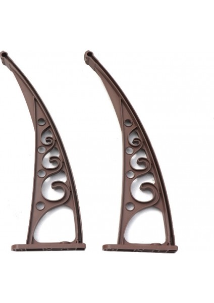 Pratik Sundurma Kapı Pencere Üstü 100X150 cm Kahve 6 mm Bronz Levha