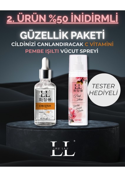 Cildiniz Parlaması Için Güzellik Paketi - C Vitamini ve Vücut Spreyi