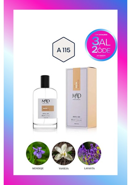 Mad A115 Selective 50 ml Erkek Parfüm