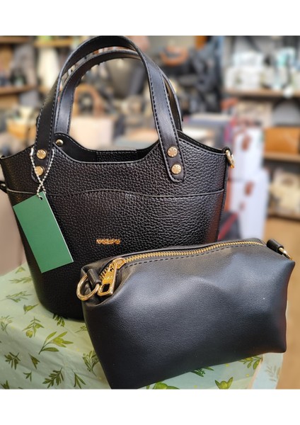 Kadın Orta Boy El ve Omuz Çantası 2 Li Model N1400