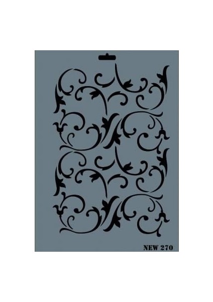 Rich New Seri N-270 Stencil 35X25 cm