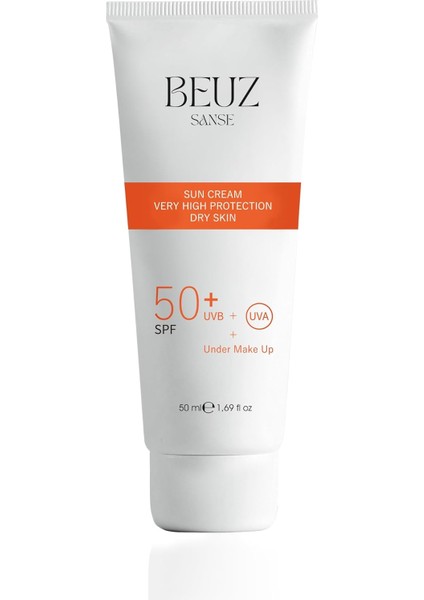 Beuz Sanse SPF50+ Kuru Ciltler Için Çok Yüksek Korumalı Güneş Kremi & Makyaj Bazı - 50 ml fiyatları