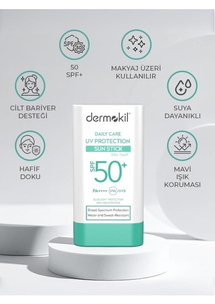Dermokil Natural Perfection Double Shield Sun Stick 50+ Spf 20 gr modelleri