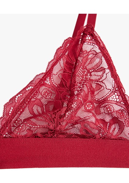 Dolgusuz Balensiz Üçgen Dantelli Sütyen modelleri