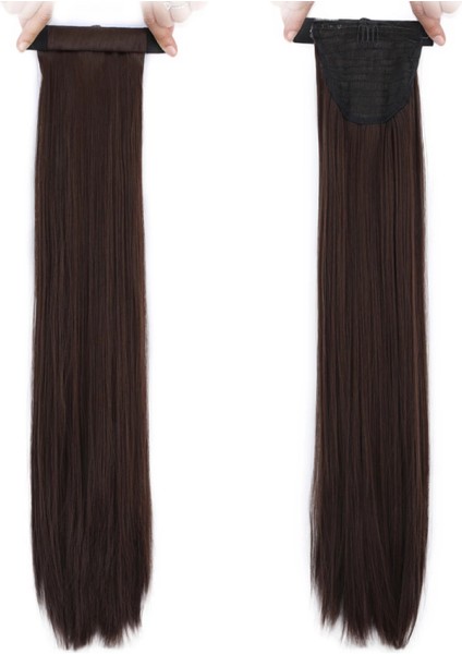 Fiber Sentetik Sihirli At Kuyruğu - Orta Kahverengi modelleri