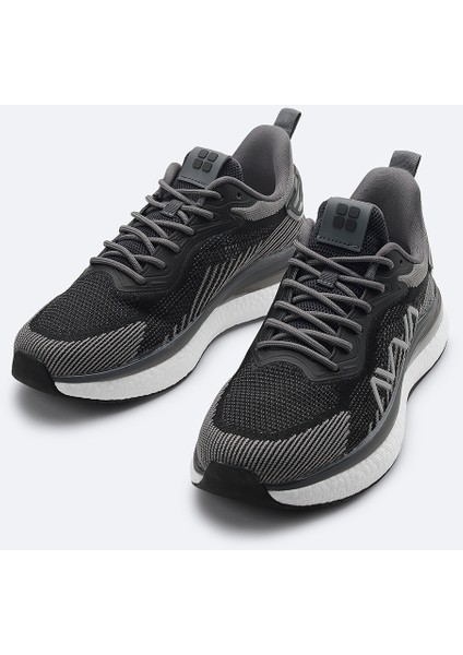 Erkek Siyah Nefes Alan Hafif Sneaker Ayakkabı A41Y8027