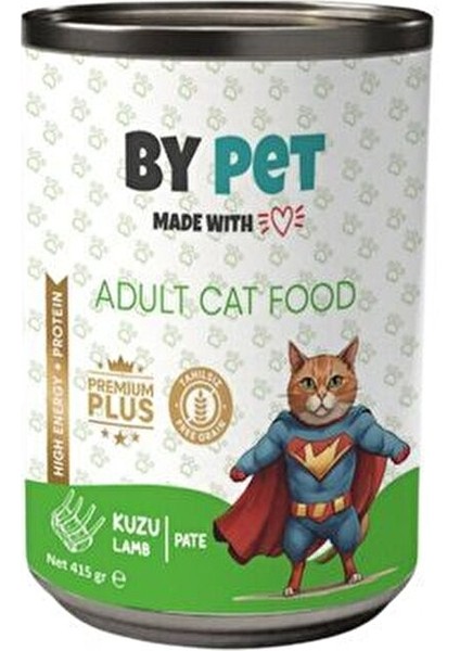 Yetişkin Kediler Için Kuzu Etli Konserve Yaş Mama 415 gr x 12 Adet fiyatları
