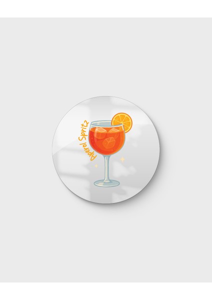 Mood Ayna Aperol Spritz - Tasarım Ayna, Pinterest Dekoru, Dekoratif Baskılı Ayna, Yazılı Ayna