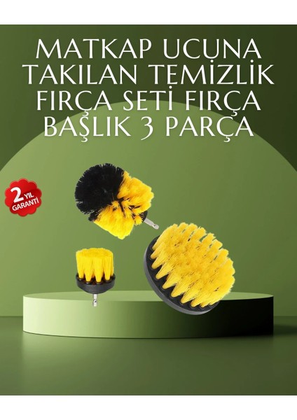 Matkap Ucu Temizlik Fırçası Seti Ev ve Araç Için