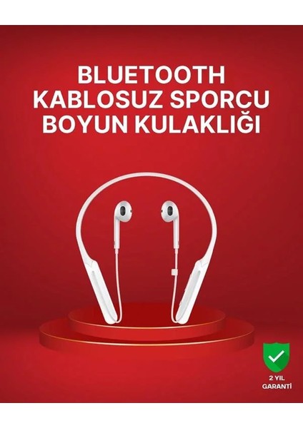 Boyun Askılı Kablosuz Kulaklık – Uzun Süreli Batarya Performansı