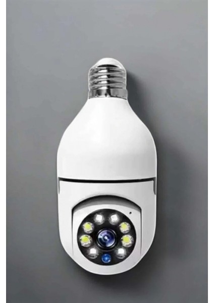 Ampul Görünümlü Güvenlik Kamerası Duylu Wifi Kamerası Dönebilen modelleri