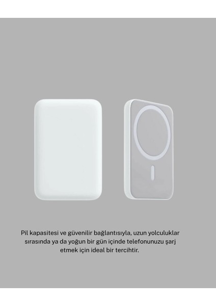 Mtxdpn Magsafe 15W Kablosuz Hızlı Şarj, Lightning Girişli Taşınabilir Batarya fırsatları