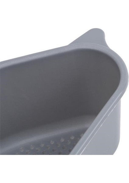 ® Vantuzlu Üçgen Sebze Meyve Lavabo Raf Evye Süzgeç Sünger Tutucu Düzenleyici Mutfak Organize fırsatları