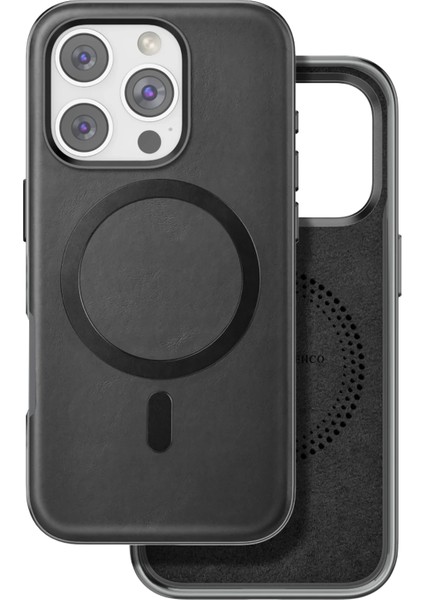 Techmrt Venco Iphone 16 Pro Max Puskas Magsafe Kapak - Siyah