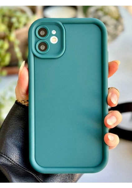 Iphone 11 Uyumlu ( 12 Görünümlü Köşeli ) Darbe Önleyici Mat Lansman Silikon Kılıf fiyatları