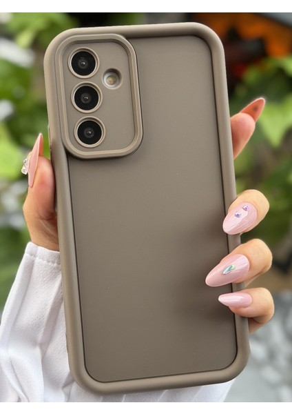 Galaxy A25 Uyumlu Mat Lansman Parmak Izi Bırakmaz Esnek Silikon Kılıf
