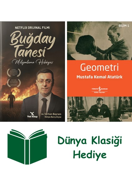 Buğday Tanesi + Geometri + Dünya Klasiği Hediye