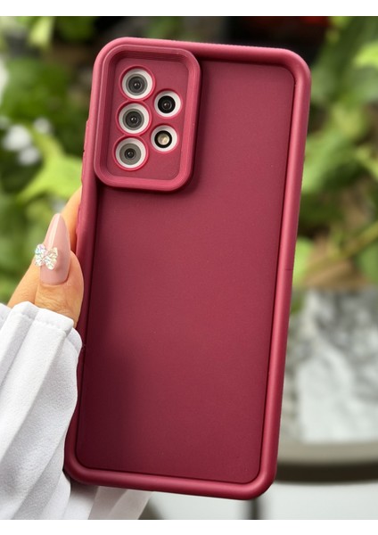 Galaxy A52 Uyumlu Mat Lansman Parmak Izi Bırakmaz Esnek Silikon Kılıf