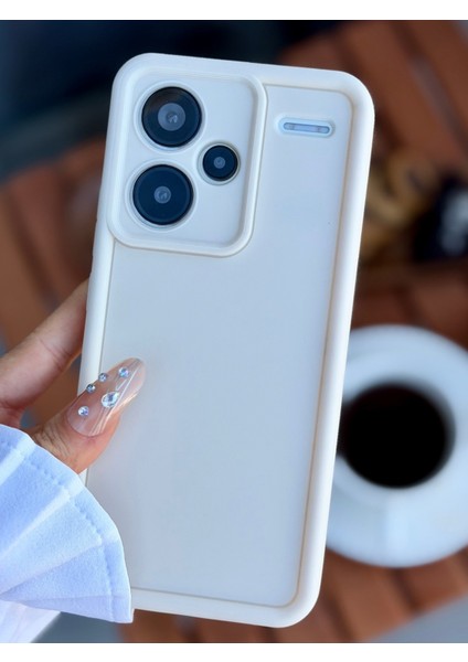 Redmi Note 13 Pro Plus Uyumlu Mat Lansman Parmak Izi Bırakmaz Esnek Silikon Kılıf