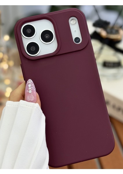 Iphone 17 Promax Uyumlu Içi Kadife Leke Tutmaz Sıvı Silikon Lansman Kılıf fiyatları
