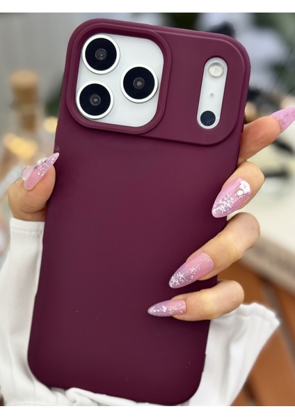 Iphone 17 Promax Uyumlu Içi Kadife Leke Tutmaz Sıvı Silikon Lansman Kılıf modelleri