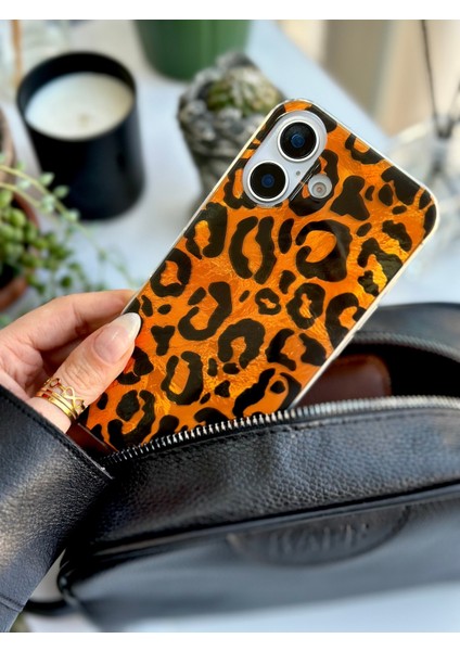 Iphone 16 Uyumlu Parlak Leopar Tasarımlı Silikon Kılıf fiyatları
