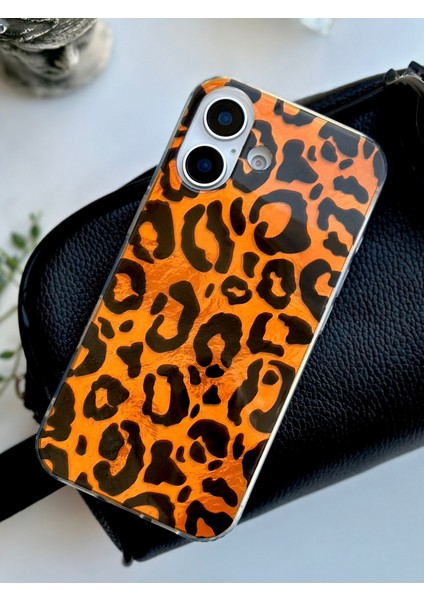 Iphone 16 Uyumlu Parlak Leopar Tasarımlı Silikon Kılıf indirimleri