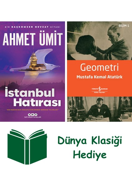 Istanbul Hatırası + Geometri + Dünya Klasiği Hediye