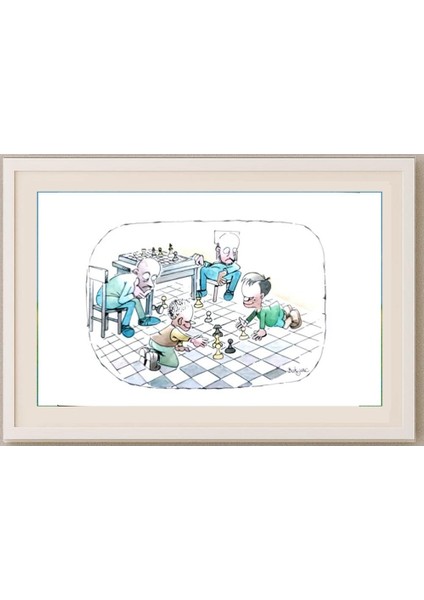 Milan Bukovac 29X21CM Orijinal Karikatür Tablo fırsatları