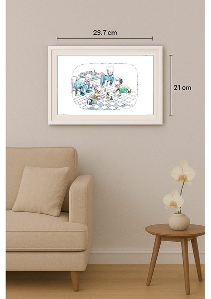 Milan Bukovac 29X21CM Orijinal Karikatür Tablo indirimleri