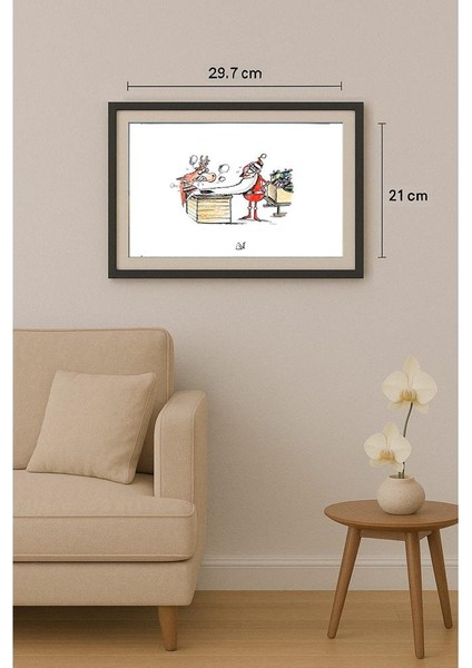 Novakov Goran 29X21CM Orijinal Karikatür Tablo fiyatları