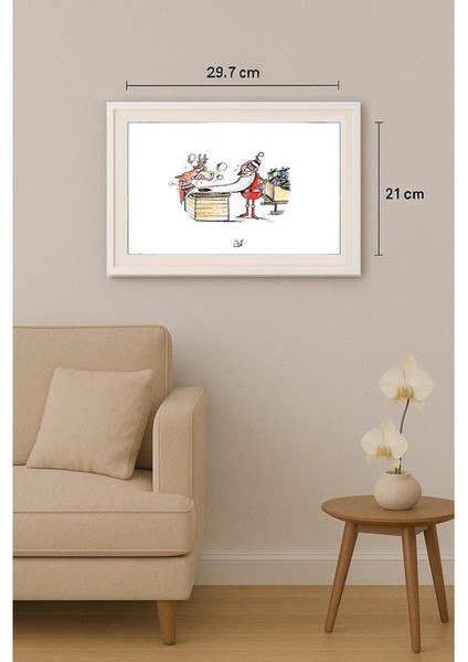 Novakov Goran 29X21CM Orijinal Karikatür Tablo indirimleri